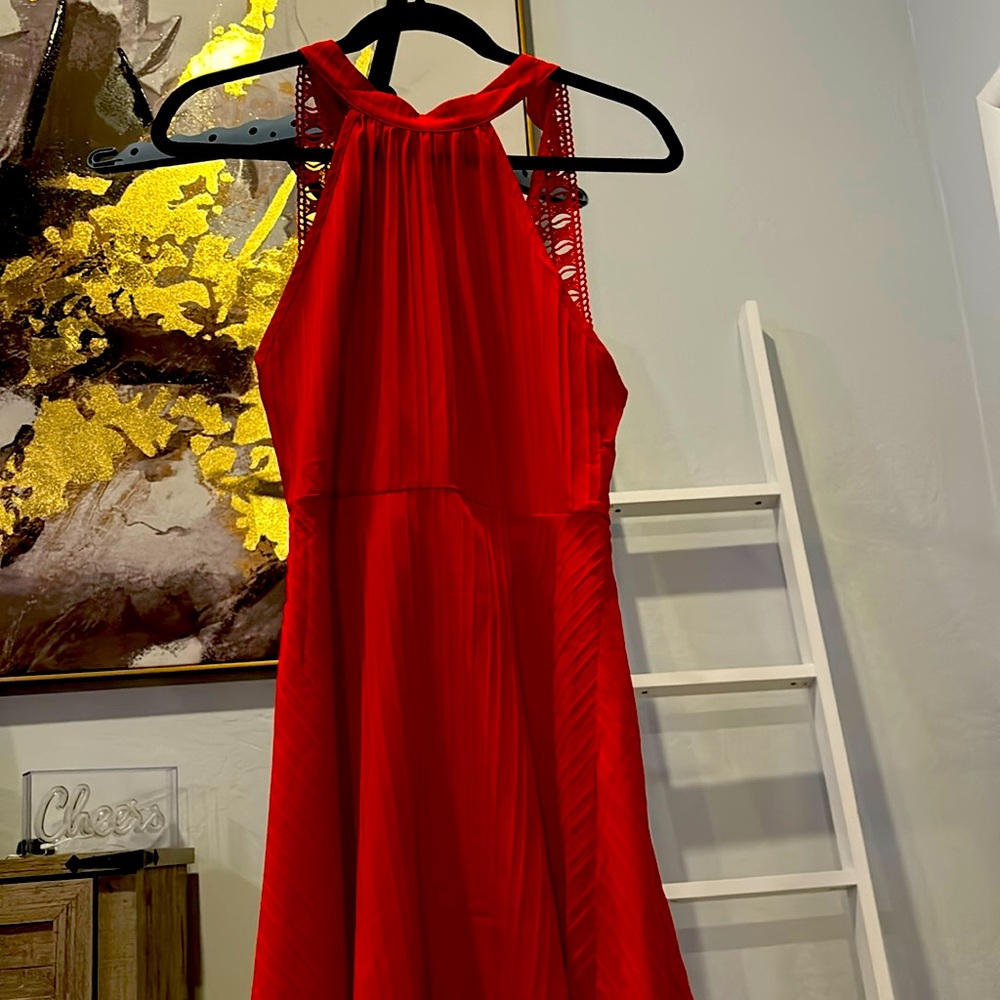 Backless Summer Marilyn Monroe red dress! Great for a night out!